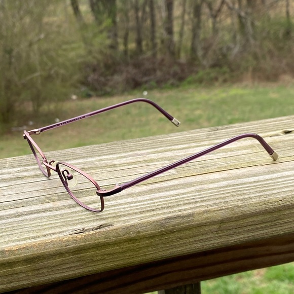 Ralph Lauren vintage wire frames burgundy red - Picture 4 of 9